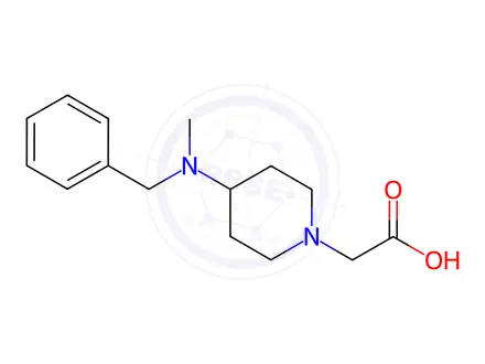 Chemical structure of 2-(4-(Benzyl(methyl)amino)piperidin-1-yl)acetic acid