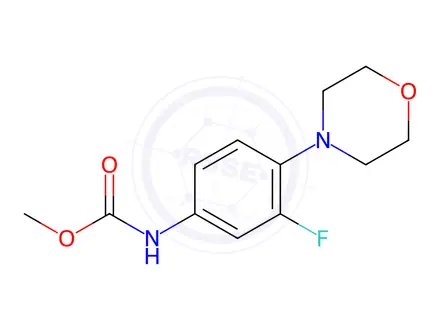 Chemical structure of Linezolid Impurity 56