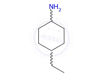 Chemical structure of 4-ethylcyclohexan-1-amine hydrochloride