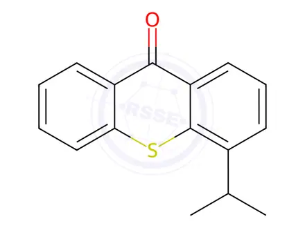Chemical structure of 4-Isopropylthioxanthone
