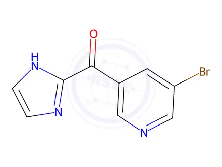 Chemical structure of (5-Bromopyridin-3-yl)(1H-imidazol-2-yl)methanone