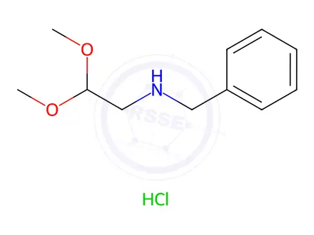 Chemical structure of N-Benzyl-2,2-dimethoxyethanamine hydrochloride