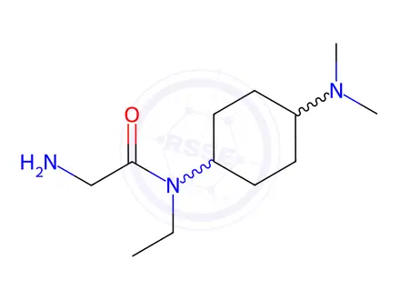 Chemical structure of 2-Amino-N-(4-(dimethylamino)cyclohexyl)-N-ethylacetamide