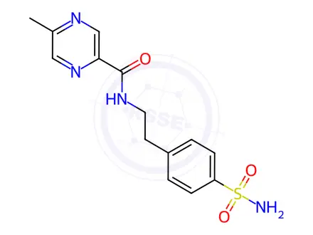 Chemical structure of Glipizide EP Impurity A