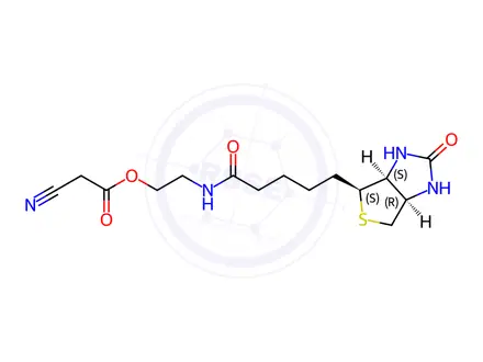 Chemical structure of Biotin Impurity 57