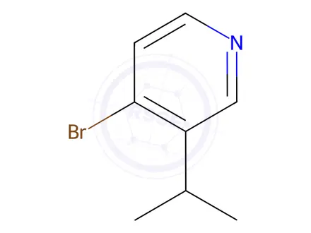 Chemical structure of 4-Bromo-3-isopropylpyridine