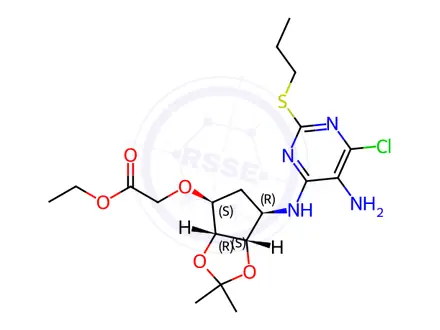 Chemical structure of Ticagrelor Related Compound 55