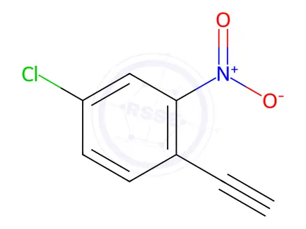 Chemical structure of 4-Chloro-1-ethynyl-2-nitrobenzene