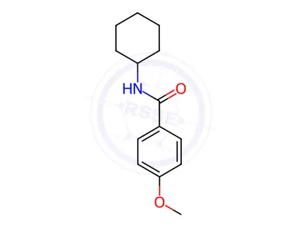 Chemical structure of N-Cyclohexyl-4-MethoxybenzaMide, 97%