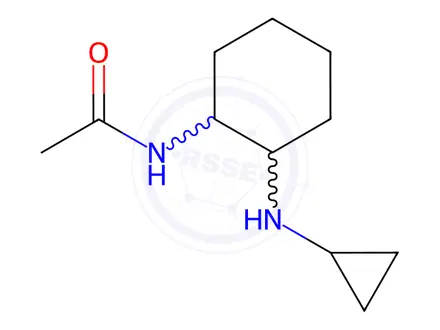 Chemical structure of N-(2-(Cyclopropylamino)cyclohexyl)acetamide