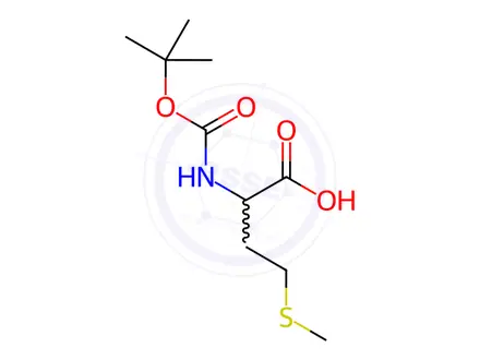 Chemical structure of BOC-DL-Met-OH