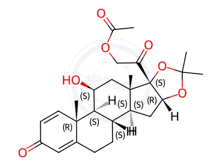 Chemical structure of Budesonide Impurity 36