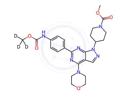 Chemical structure of WYE 354-d3