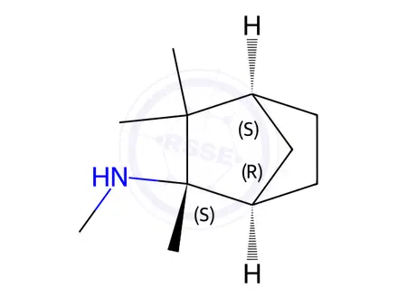 Chemical structure of S-(+)-Mecamylamine Hydrochloride