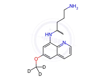 Chemical structure of Primaquine-d3 Diphosphate
