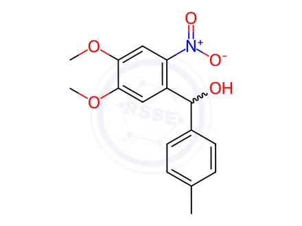 Chemical structure of (4,5-Dimethoxy-2-nitrophenyl)(p-tolyl)methanol