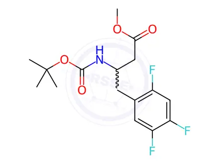 Chemical structure of Sitagliptin Phosphate Impurity 312