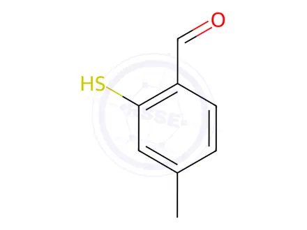 Chemical structure of Benzaldehyde, 2-mercapto-4-methyl-(9CI)