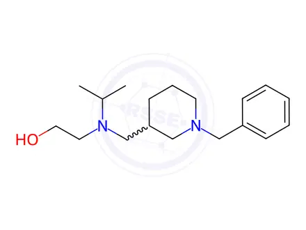 Chemical structure of 2-(((1-Benzylpiperidin-3-yl)methyl)(isopropyl)amino)ethanol