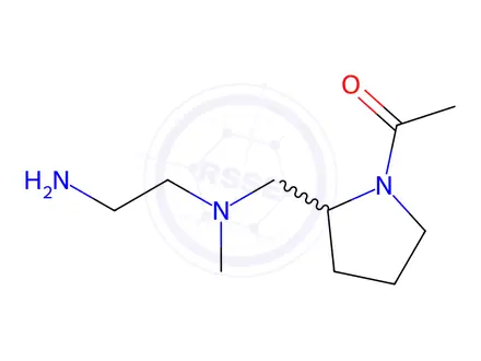 Chemical structure of 1-(2-(((2-Aminoethyl)(methyl)amino)methyl)pyrrolidin-1-yl)ethanone