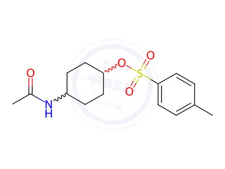 Chemical structure of 4-Acetamidocyclohexyl 4-methylbenzenesulfonate