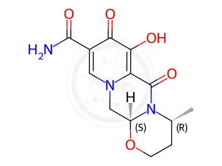 Chemical structure of Dolutegravir Sodium Impurity 10