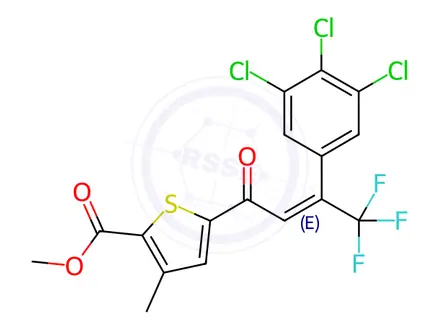 Chemical structure of Lotilaner Impurity 80