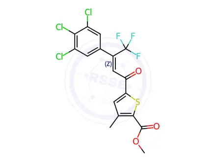 Chemical structure of Lotilaner Impurity 79