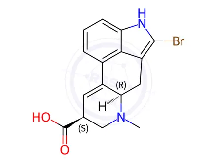 Chemical structure of Bromocriptine Mesilate Impurity 30