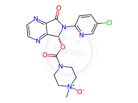 Chemical structure of Zopiclone EP Impurity A (Zopiclone N-Oxide)