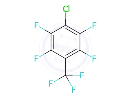 Chemical structure of 4-Chloro-2,3,5,6-tetrafluorobenzotrifluoride