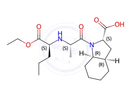 Chemical structure of Perindopril EP Impurity AA