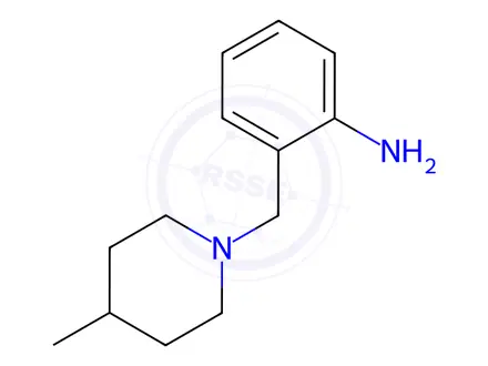 Chemical structure of 2-((4-Methylpiperidin-1-yl)methyl)aniline