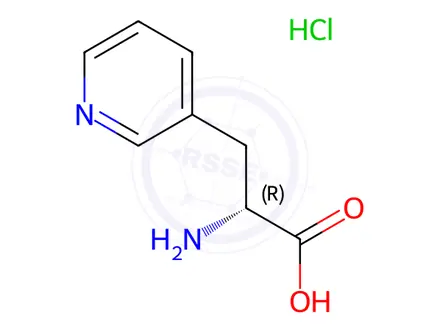 Chemical structure of H-3-D-Pal-OH.HCl