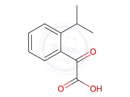 Chemical structure of 2-(2-isopropylphenyl)-2-oxoacetic acid