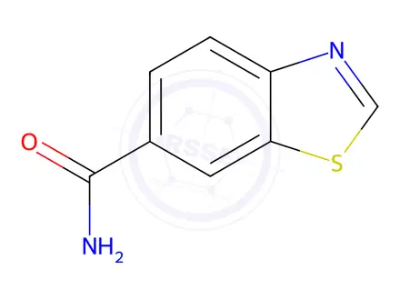 Chemical structure of Benzo[d]thiazole-6-carboxamide