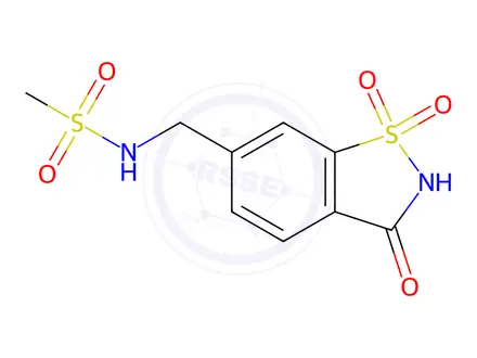 Chemical structure of Mesosulfuron Impurity 4