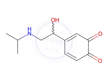 Chemical structure of Isoprenaline Hydrochloride Impurity 3