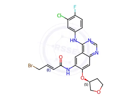Chemical structure of Afatinib Impurity I