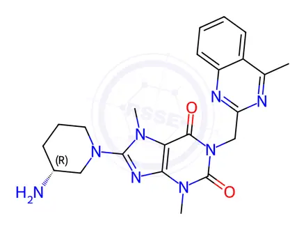 Chemical structure of Linagliptin Impurity 93