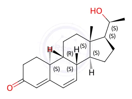 Chemical structure of Dydrogesterone Impurity 7
