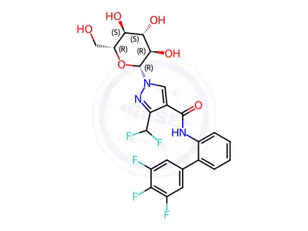 Chemical structure of Fluxapyroxad Impurity 2