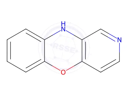 Chemical structure of 10H-Benzo[b]pyrido[3,4-e][1,4]oxazine dihydrochloride