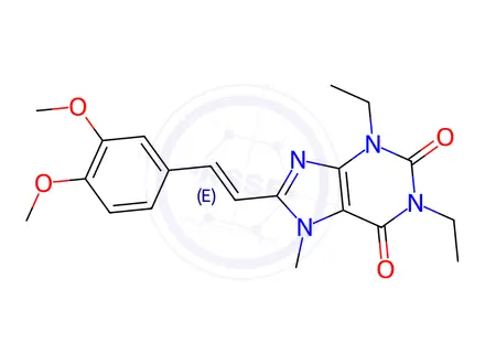 Chemical structure of Istradefylline