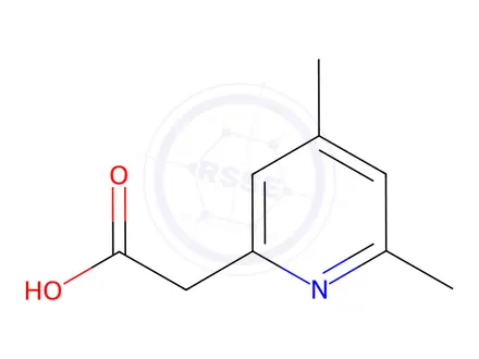 Chemical structure of (4,6-Dimethyl-2-pyridinyl)acetic acid