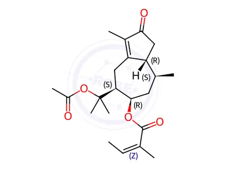 Chemical structure of Torilin