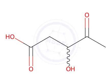 Chemical structure of Pentanoic acid, 3-hydroxy-4-oxo-(9CI)