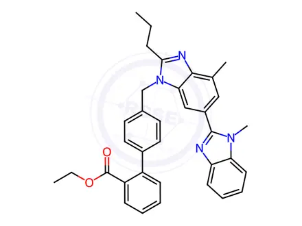Chemical structure of Telmisartan Impurity 9