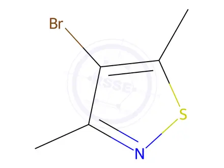 Chemical structure of 4-Bromo-3,5-dimethylisothiazole