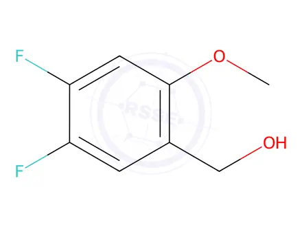 Chemical structure of (4,5-Difluoro-2-methoxyphenyl)methanol